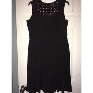 White House Black Market flared pencil dress